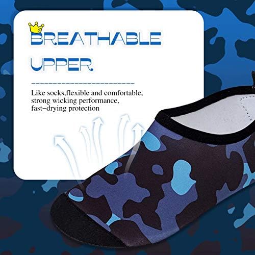 Toddler Kids-Water-Shoes Lightweight Non-Slip Aqua-Socks Swim-Shoes For Beach-Pool Walking For Boys Girls(MC/Black 30/31)