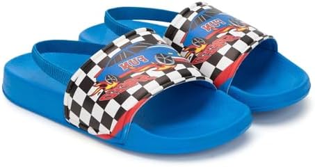 Toddler Slide Sandals Boys Girls Water Shoes Kids Slip On Sandal with Back Strap for Outdoor Summer Beach