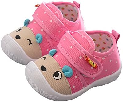 Toddler Squeaky Sneakers No Lace Non Slip First Walking Shoes Running Casual Lightweight Sport Shoes for Baby Infant