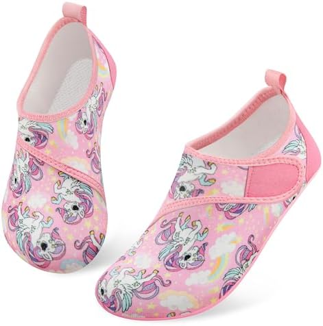 Toddler Water Shoes for Kids Boys Girls Swim Quick Dry Aqua Socks Little Kid Baby Youth Children Non-Slip for Beach Pool Outdoor Sports Walking