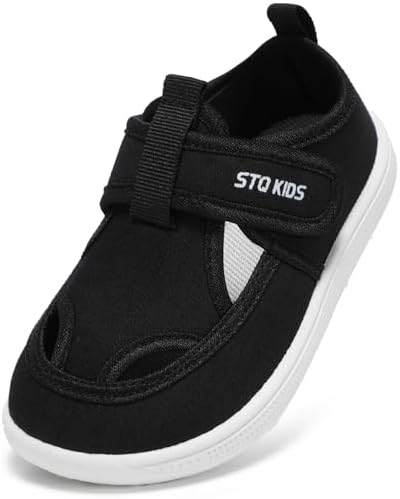 Toddler Wide Toe Box Water Shoes: Boys Girls Zero Drop Beach Sandals Summer Kids Barefoot Swim Pool Shoe