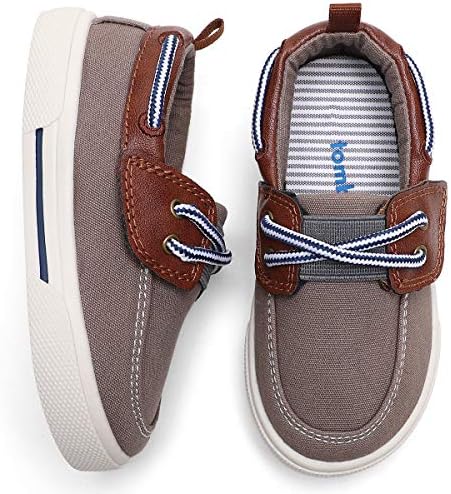 tombik Toddler Boys & Girls Boat Shoes Kids Canvas Sneakers (Toddler/Little Kid)
