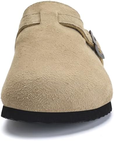 Torotto Kids Clogs Cork Footbed Slippers Arch Support Potato Shoes With Adjustable Buckle For Boys Girls