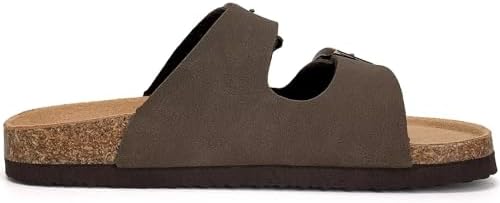 Torotto Kids Sandals Boys Girls Slide Summer Non-slip Cork Glitter Toddler Slippers With Adjustable Straps For Indoor & Outdoor