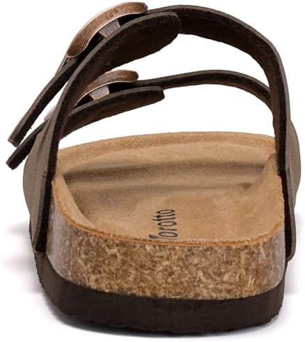 Torotto Kids Sandals Boys Girls Slide Summer Non-slip Cork Glitter Toddler Slippers With Adjustable Straps For Indoor & Outdoor