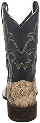 TuffRider Children's Black Snake In My Boot Western Leather Boots