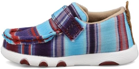 Twisted X Infant's Hooey Blue Multi Driving Moc (IHYC003)