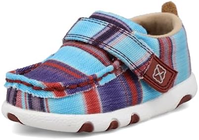 Twisted X Infant's Hooey Blue Multi Driving Moc (IHYC003)