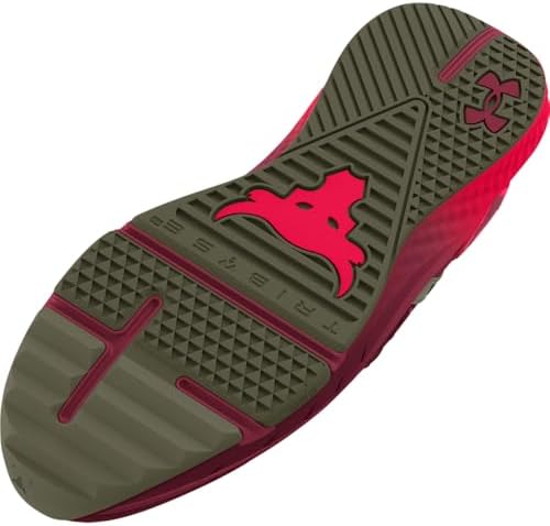 Under Armour Unisex-Adult Project Rock Red One Blood Sweat Respect 4 Sneaker