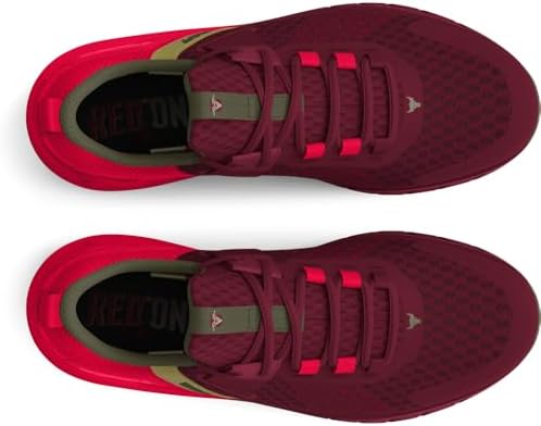 Under Armour Unisex-Adult Project Rock Red One Blood Sweat Respect 4 Sneaker