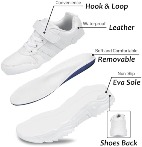 Unisex-Child White Boys Girls Shoes Antiskid Tennis Sneakers Outdoor Casual Kids Shoes Running Sneakers(Toddler/Little Kid/Big Kid)