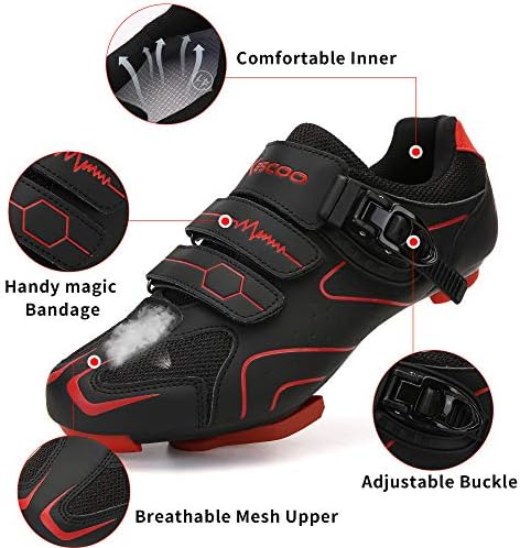 Unisex Cycling Shoes Compatible With Pelaton Indoor Road Bike Riding Shoes For Men And Women Delta Cleats Clip Outdoor Pedal