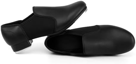 Unisex Tap Shoes PU Leather Slip On Dance Shoes For Women And Men