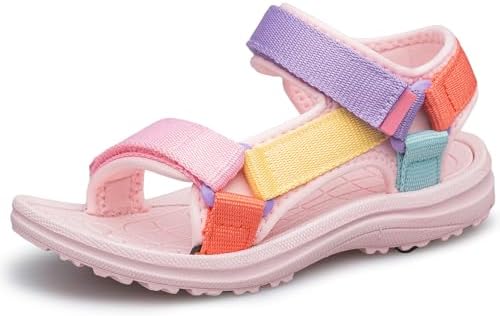 vibdiv Boys Girls Sandals Open-Toe Summer Outdoor Unisex Child Sport Sandals Athletic Lightweight(Toddler/Little Kid/Big Kid)