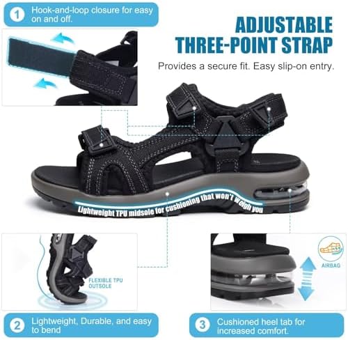 Visionreast Boys Sandals Camouflage Print Kids Fashion Sport Sandals Outdoor Sandal Athletic Casual Sandals Beach Shoes