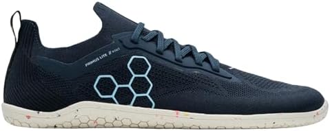 Vivobarefoot Primus Lite Knit Mens Barefoot Shoes Build Strength Balance & Mobility Lightweight For Training & Running Wide Fit Grounding Shoes Flexible Knit