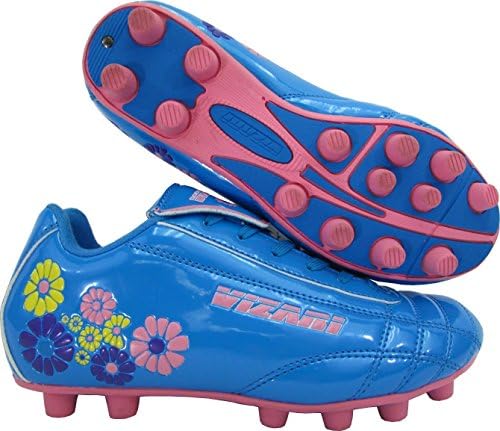 Vizari Blossom FG Soccer Shoe for Toddler/Little Kid Synthetic Leather Machine Washable Unique Graphics Comfortable Design Durable Rubber Outsole (Toddler/Little Kid)