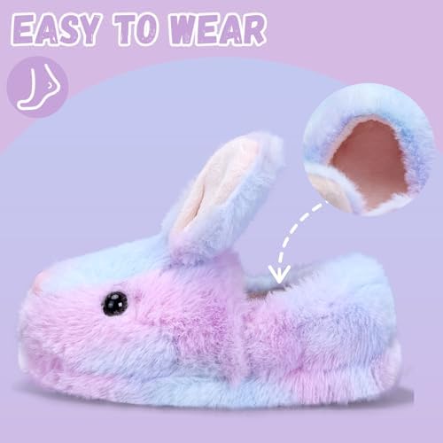 WateLves Toddler Slippers Unisex-Child Full Wrapped Bedroom Slipper Boys Girls Comfortable Winter House Shoes(Toddler/Little Kid/Big Kid)