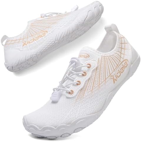 Water Shoes for Men and Women Barefoot Aqua Socks Wide Fit Beach Swimming Pool Shoes Anti-Slip Outdoor Walking Hiking Kayaking Diving Surfing