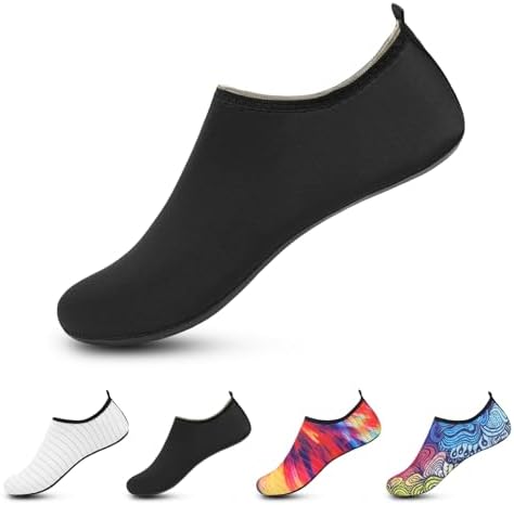 Water Shoes for Women Men Slip-on Barefoot Aqua Yoga Socks for Swim Pool Beach Surf River