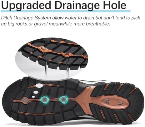 Water Shoes Men Quick Drying Outdoor Hiking Barefoot Boat Footwear Aqua Shoes For Water Sport Waders Diving Hiking Sailing Travel Beach Wading Swimming Fishing Kayaking