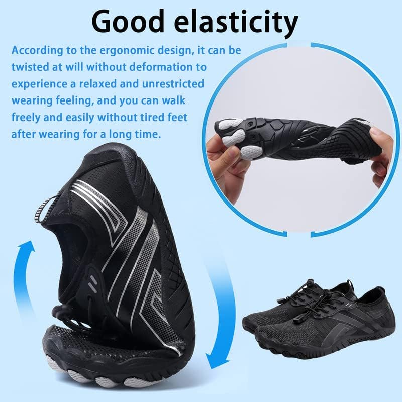 Water Shoes Mens Women Barefoot Shoes Quick Dry Aqua Outdoor Sports For Swim Pool Beach Surf Walk Water Yoga River Lake Hiking Kayaking