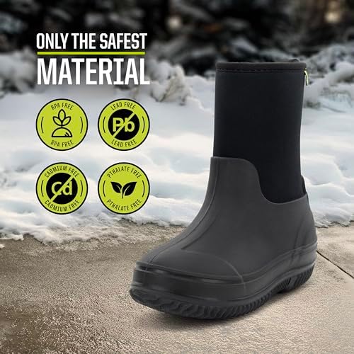 Western Chief Kids Freestyle Neoprene Outdoor Boot Lightweight Kid Friendly For Boys And Girls Waterproof Boot For Rain Mud Cold Weather Snow