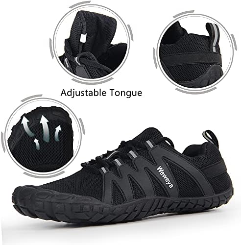 Weweya Barefoot Shoes Men Minimalist Running Cross Training Shoe