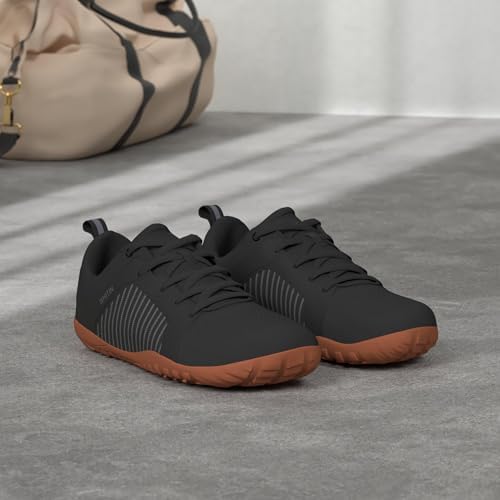 WHITIN Men's Barefoot Trail-Running Shoes Wide Toe-Box Zero-Drop Sole Optimal Traction