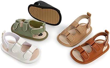 WILLFUN Baby Boys Girls Summer Sandals Closed-Toe Infant Soft Rubber Sole Outdoor Shoes For Toddler First Walkers