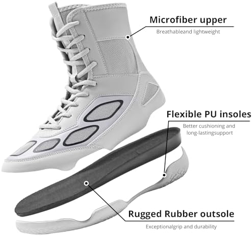 Wrestling Shoes Men Boxing Shoe Fitness High Top Sneakers Wrestling Boots