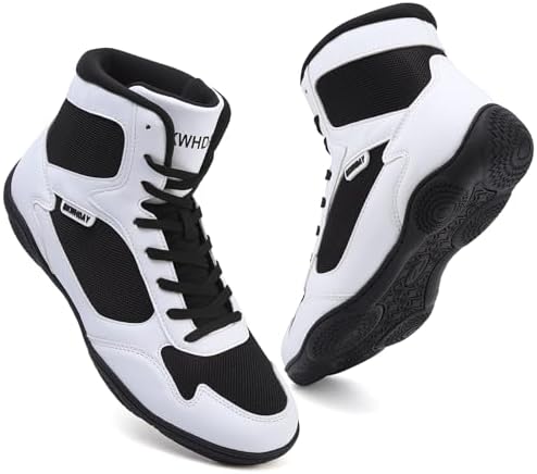 Wrestling Shoes Men Boxing Shoes for Men Pro Wrestling Boots High Top Fitness Weightlifting Powerlifting Shoes
