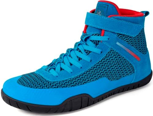 Wrestling Shoes Mens Boxing Shoe Fitness Weightlifting Powerlifting Zero Drop Sole
