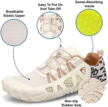 XIHALOOK Athletic Hiking Water Shoes Womens Mens Quick Dry Barefoot For Beach Walking Kayaking Surfing Training