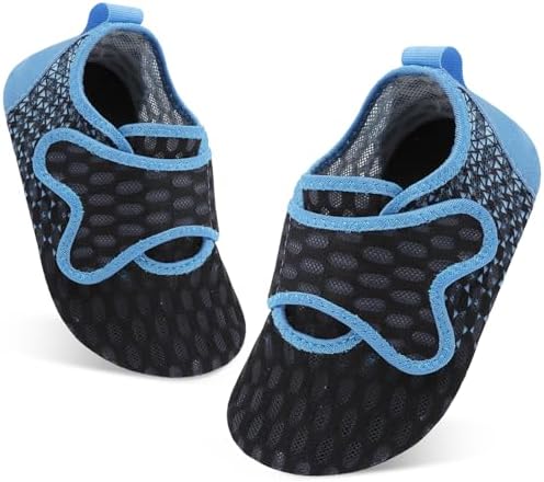 XIHALOOK Toddler Water Shoes Kids Boys Girls Quick Dry Beach Swim Pool Barefoot Aqua Socks