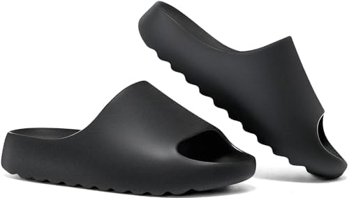 XTJSCBDSH Kids Cloud Slides Boys Girls Pillow Slippers – Slip-On Slide Sandals Summer Beach Pool Shoes Indoor and Outdoor