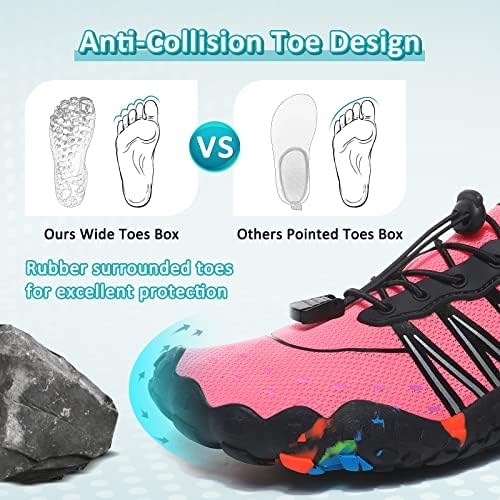 Ziitop Water Shoes For Men Women Beach Barefoot Swim Rock Climbing Pool Shoes Socks Anti-Slip Breathable Quick Dry Lightweight Slip-on Outdoor Sport Hiking Walking Boating Fishing Diving Surfing