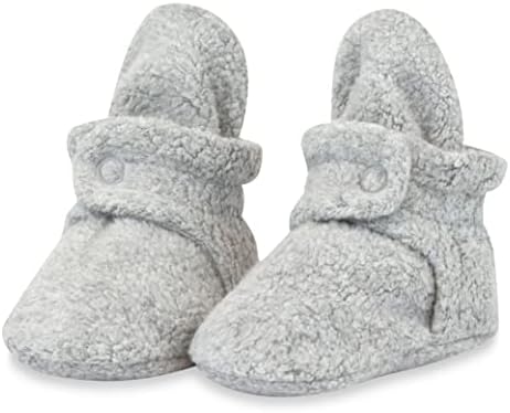 Zutano Unisex Fleece Baby Booties Two Snap Closure Newborn to 24 Months