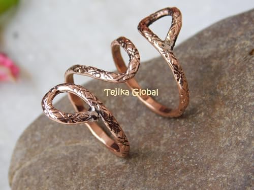 100% Copper Finger Splint Rings Arthritis Ring For Unisex Splint Ring For PIP Or DIP Joint Arthritis Thumb Toe Finger Rings For Stackable Jewelry