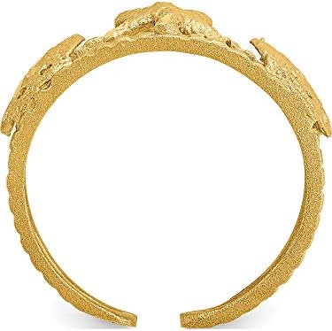 14K Yellow Gold Starfish Toe Ring - Jewelry By Sweet Pea