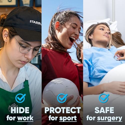 16g Clear Earrings For Sports Work Surgery - Bioflex Labret Clear Piercing Retainers 10pc Set - Plastic Clear Piercings Stud Earrings For Cartilage Helix Tragus Lip Medusa Monroe (6mm 8mm 10mm 12mm)