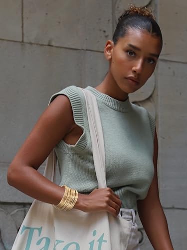 16Pcs Gold Bangle Bracelets For Women - Multi Layer Stackable Textured Bracelets Boho Jewelrys Set