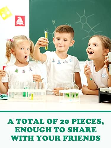 20 Pcs Science Party Favors Enamel Pins Back To School Gifts Science Theme Cute Cartoon Lapel Pin Scientist Laboratory Pins For Badges Chemistry Bag Backpack Party Gifts