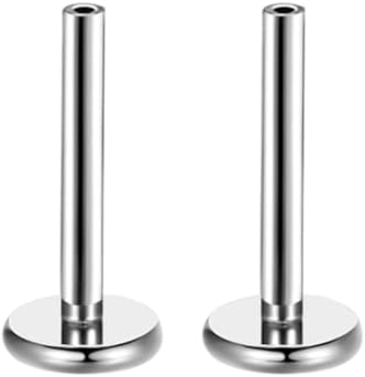 20G/16G/18G/无螺纹棒 G23 钛替换柱杆平背耳钉适用于唇钉鼻耳屏海螺螺旋软骨叶 Medusa 穿孔珠宝