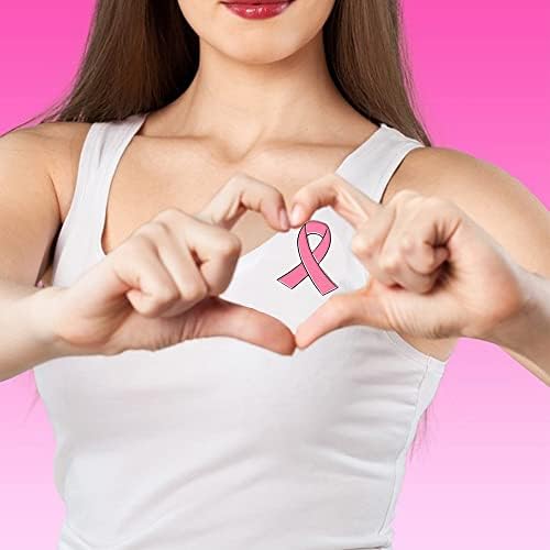 20PCS Official Breast Cancer Awareness Lapel Pins Hope Pink Ribbon Lapel Pins By CSPRING