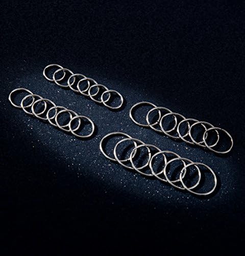 24 件 20G 316L 不锈钢鼻环环耳屏软骨螺旋穿孔唇中隔环 6-12MM 可弯曲