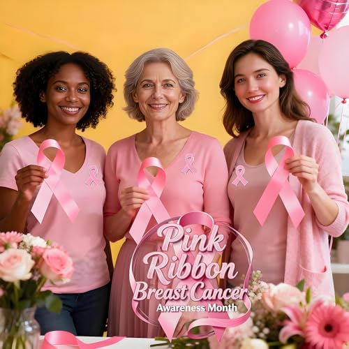 25/50/100/200 Pieces Pink Ribbon Pins Breast Cancer Awareness Enamel Lapel Pin For Women Pink Ribbon Brooch Pins Pink Hope Ribbon Metal Medal For Charity Recognition Public Event Fundraiser Survivor Movement