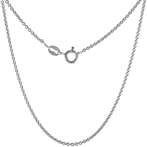 26mm Sterling Silver Italian Horn Necklace For Men 1 Inch With 16-30 Inch Cable_Chain