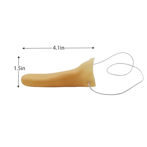 2PCS Long Fake Nose Prosthetic Nose With Elastic Band Halloween Costumes Accessories