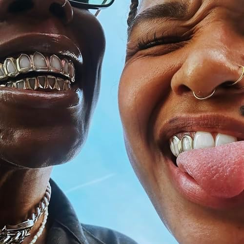 6-8 Teeth Grillz Mold Kit - Top And Bottom Silicone Molding Bars Set Dental Grills Silica Gel Easy To Use For Custom Gold & Silver Teeth Caps Grillz Accessory